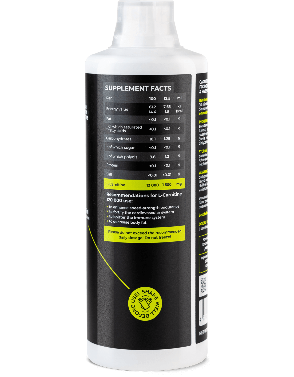 L-CARNITINE LIQUID (1 л) - купити в офіційному інтернет-магазині ...